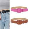 Cinturón rojo rosa para mujer 2022, nuevos accesorios de nicho, vestido decorativo, jeans, falda vaquera, cinturón de mujer