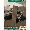 Piso de Madera Compuesta para Balcones Exteriores, Autoinstalable, Enclavable, No Requiere Viguetas, Instalación de Piso para Terraza, Renovación, Tablero de Madera y Plástico Anticorrosivo para Exteriores