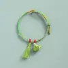 Pulsera de Cuerda Colorida del Festival del Bote del Dragón, Pulsera de Hilo de Cinco Colores Zongzi Tejida a Mano, Accesorio de Cuerda Tejido a Mano Estilo Tradicional Chino