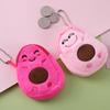 Aguacate Monedero Pequeño de Dibujos Animados para Niños Lindo Peluche Colgante para Mochila Escolar Divertido Monedero para Niña