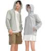 Roupas de Proteção Solar para Casal Verão Seda Gelo Respirável Anti-UV Leve Ciclismo ao Ar Livre Viagem Roupas de Proteção Solar Fábrica