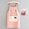 Avental de Desenho Animado Repelente à Água para Cozinha Doméstica, Avental Fofo, Roupa de Trabalho Fashion com Estampa para Catering, Anti-Manchas e Respirável