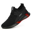 Zapatos Aislados para Todas las Estaciones, Zapatos de Electricista Resistentes al Desgaste y Seguros para Hombre, Tejido Fly-Knit de Caña Baja, Anti-Golpes, Anti-Perforación, Zapatos de Trabajo Aislados 10Kv