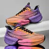 Nuevos Zapatos para Correr Juveniles Estilo Pareja con Sonido de Fricción de Fibra de Carbono Zapatos Deportivos de Carreras Zapatos para Examen de Secundaria para Hombre