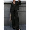 Ropa Femenina Europea y Americana Transfronteriza 2026 Primavera Nueva Moda Conjunto de Moda Casual de Camisa de Encaje de Alta Gama y Pantalones