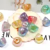 Cuentas Cilíndricas de Brillo Fino de Alta Calidad Estilo Coreano, Cuentas Acrílicas de Gradiente de Moda, Pendientes DIY, Cadena para Teléfono Móvil, Accesorios de Joyería