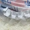 Punto 4cm doble capa descuento satén encaje ropa de muñeca accesorios de ropa de boda encaje de nieve