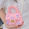 Mini Bolso Infantil para Mujer Nuevo de Moda Trendy Estilo Jelly Cadena Portátil Hombro Cruzado