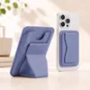 Soporte magnético para teléfono Magsafe con tarjetero, en stock para venta al por mayor, con soporte horizontal y vertical, compatible con dispositivos Apple y Android