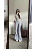 Pantalones de Yoga Acampanados Estilo Americano Transfronterizos 2026 Primavera y Otoño Nuevos, Pantalones de Chándal, Pantalones Bootcut, Pantalones de Tiro Alto hasta el Suelo para Mujer