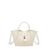 Bolsa de Verano 2026 Transfronteriza Nueva para Mujer, Bolso de Mano Moderno y Versátil, Patrón de Lichi Suave, Bolso de Hombro y Cruzado de Moda Europeo y Americano