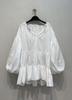 Camisa de Atmósfera Plisada de Lujo Old Money Parisina Estilo Japonés para Primavera y Verano Top de Moda Holgado Adelgazante