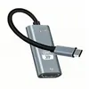 Cable USB C a HDMI de 2M 4K@60Hz, Cordón Adaptador Tipo-C a HDMI de Alta Velocidad Trenzado de Nylon, Compatible con Thunderbolt 3/4 para Portátil, Mon