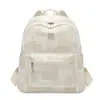 Mochila Feminina Estilo Novo 2026, Fashion e Simples, Grande Capacidade, Bolsa Tendência de Cor Sólida, Mochila Estudante de Alta Qualidade Estilo Coreano