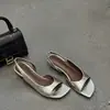 Sandalias de cuña con tira para mujer 2026 nuevo verano, perfectas para combinar con faldas, con hermosa tira trasera y diseño de punta abierta