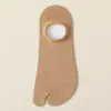 Calcetines de cinco dedos para hombre de verano delgados de punta dividida de puro algodón absorbentes del sudor antiolor anti-beriberi invisibles de boca baja sin costuras calcetines para hombre