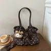 2026 Otoño Nuevo Bolso Tote Retro de Lunares Simple Versátil para el Trabajo Bolso de Hombro Bolso de Axila Bolsos de Mujer al por Mayor