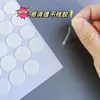 Cinta de Doble Cara Sin Rastro de Alta Viscosidad, Cinta de Doble Cara para Fijación de Artículos Decorativos, Pegatinas Transparentes Redondas Sin Rastro Nano Adhesivas Removibles, Puntos Redondos Pequeños