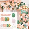 Traje transfronterizo Venta al por mayor Decoración para fiesta de cumpleaños Cadena de globos Arco Boda Habitación de bodas Diseño de escena Temática Globo