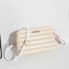 Bolsa Transfronteriza para Mujer Bolsa al por Mayor 2023 Bolsos para Dama Bolso Cuadrado Pequeño Sencillo Bolso de Hombro de Moda Bolso Tejido de Paja para Mujer