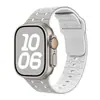 Para Apple Watch com Pulseira de Silicone Bicolor Appleiwatch s9ultra1-10 Geração Universal Respirável