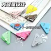 Clips Plásticos Coloridos, Clips Triangulares, Clips para Esquinas, Almacenamiento de Exámenes Estudiantiles, Protección de Bordes de Libros, Sujeción de Documentos, Clips para Boletos