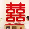 Conjunto Completo de Adesivos de Parede Grandes com o Personagem "Xi" para Casamentos, Layout de Cena de Porta de Casamento de 1m, Suprimentos de Decoração para Sala de Estar e Quarto de Casamento
