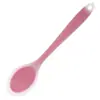 Silicone de grau alimentício tudo-em-um compacto menor escorredor pequena concha de sopa salada infantil mais colher de mistura fábrica em estoque