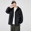Jaqueta masculina 2024 Nova Primavera e Outono Solta Moda Ferramenta de Marca Terno de Montanhismo ao Ar Livre Jaqueta de Roupas da Moda