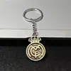 Llavero de Escudo de Club de Fútbol Llavero de Escudo de Equipo Colgante Conmemorativo para Aficionados Periféricos Llavero del Equipo Barcelona Brasil
