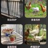 Malla Plástica Blanca Plana para Criar Pollos, Patos, Gansos y Flores en el Balcón, Tapete a Prueba de Fugas para Captura de Excrementos de Cría, Barrera para Gatos, Sellado de Ventana de Balcón