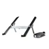 Soporte Plegable de Aleación de Aluminio Ultraligero, Compacto y Portátil con Disipación de Calor y Ángulo Ajustable Adecuado para Portátil, Tableta, iPad, Pintura