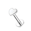 Titanio G23 Clavo para Labio Uña de Cuerpo Uña de Oreja Luna Estrella Amor Rayo Cruz Aleación de Titanio Joyería para Perforación Uña de Oreja