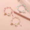 Novo Bracelete de Ametista Estilo Chinês com Cores Contrastantes, Luxo Leve, Nicho e Exquisito Bracelete de Fada, Presente para Melhor Amiga, Bracelete Flor de Glicínia