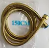 Manguera de Ducha Cabezal de Ducha 1.5m Ducha de Lluvia Calentador de Agua Accesorios Acero Inoxidable 2m Engrosada a Prueba de Explosiones