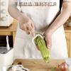 Juego de peladores de acero inoxidable herramienta pequeña de cocina cinturón de almacenamiento juego de 6 piezas tijeras combinadas raspador de melón juego de cuchillos para fruta
