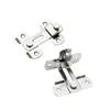 Hebilla de puerta sin perforación pestillo de puerta corredera de baño hebilla de cerradura de puerta antirrobo de 90 grados hebilla de puerta antigua pestillo de puerta