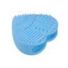 Esponja de limpeza de silicone em formato de coração, ovo de limpeza de silicone, ferramenta de limpeza de silicone, escova de limpeza em formato de coração para beleza e maquiagem, fabricantes, atacado