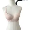 Sutiã Levanta Seios Sem Costura com Suporte Macio, Estilo Coreano, Franzido, Copas Fixas 3D, Bolinhas, para Seios Pequenos, Sutiã Transfronteiriço para Mulheres