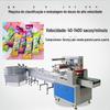 Máquina de embalagem de pirulito de saco chiclete automática de alta velocidade máquina de embalagem de lanche crianças Equipamento de máquina de embalagem de lanches