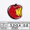 Parches bordado por computadora caricatura fruta cereza parche de tela parche de moda bordado traje bordado Zhang Zai