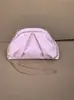 Bolso Tejido de Nube Moderno y Sencillo para Mujer, Bolso Tejido Versátil de Alta Gama en Color Sólido con Cadena, Bolso Cruzado de un Solo Hombro para Debajo del Brazo