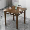 Mesa Cuadrada Sala de Estar Mesa de Comedor Cuadrada Mesa de Comedor Mesa de Café Sencilla Madera Maciza Hogar Apartamento Pequeño Mesa de Escritura y Estudio