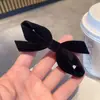 Pinza para el Pelo Lateral de Terciopelo Retro Linda Pinza de Pico de Pato para Flequillo Cabello Suelto Tocado Nuevo para Otoño e Invierno Accesorios para el Cabello