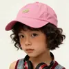 Gorra de Béisbol Delgada Infantil Sencilla con Letras Estilo Coreano, Gorra Transpirable de Secado Rápido para Protección Solar al Aire Libre en Verano para Niños y Niñas, Moderna