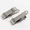 Clips Metálicos al por Mayor del Fabricante, Clips con Nombre de Marca Antideslizantes, Pinzas de Resorte sin Dientes, Marcadores de Libro Multifuncionales para Tarjetas de Presentación, Pinzas Duraderas