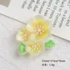 Acessórios de Resina DIY Desenho Animado Joias Brilhantes Flor Três Cola de Creme Grampo de Cabelo Capa de Celular Fivela de Sapato Chaveiro Pingente com