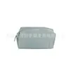 Bolsa de Armazenamento Quadrada de Nylon Casual Simples Bolsa Cosmética de Nylon de Cor Sólida Multifuncional Bolsa de Lavar Ecológica à Prova d'Água