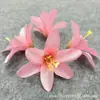 Venda Direta de Fábrica Mini Lírios Flores Artificiais Grampo de Cabelo Feito à Mão Material de Flor Caixas de Presente com Flores Materiais de Flores Decorativas para Shopping