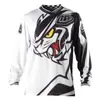 Roupa para Corrida Off-Road Transfronteiriça Camiseta Longa Versátil Tamanhos Europeus e Americanos Top de Secagem Rápida Absorvente de Suor Respirável Roupa para Ciclismo Roupa para Downhill